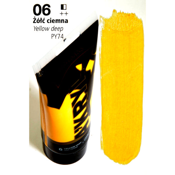 Acrylic Color 200ML RENESANS 06 YELLOW DEEP