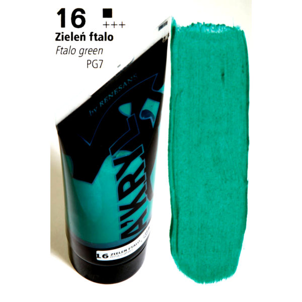 Acrylic Color 200ML RENESANS 16 FTALO GREEN