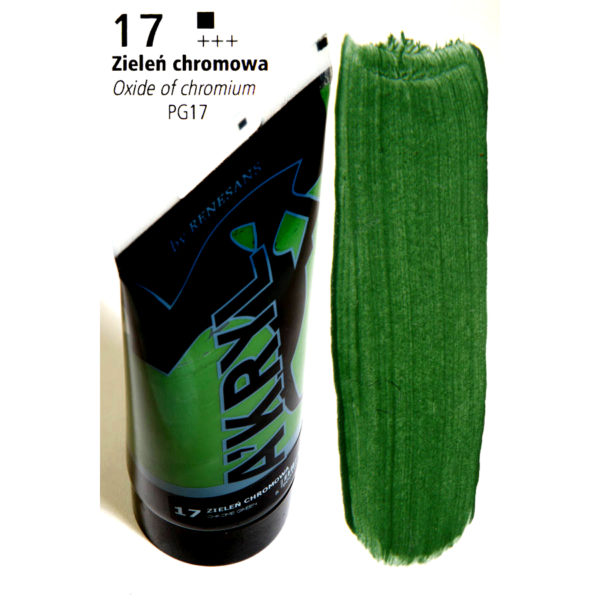 Acrylic Color 200ML RENESANS 17 OXIDE OF CHROMIUM