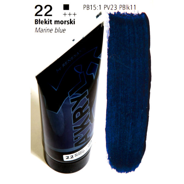 Acrylic Color 200ML RENESANS 22 MARINE BLUE
