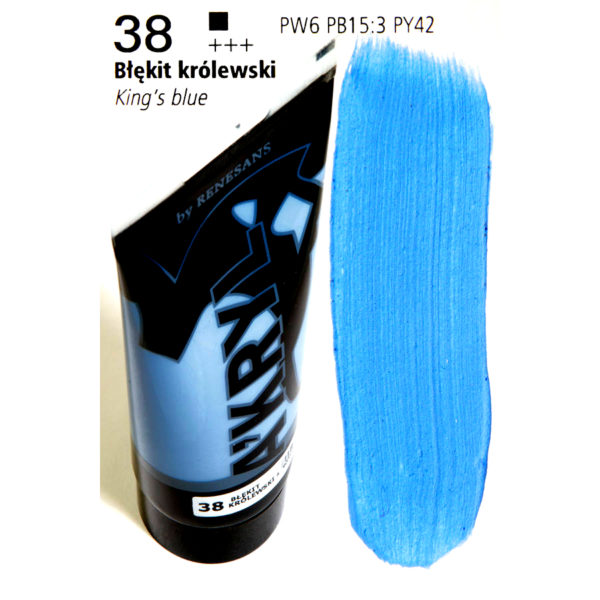 Acrylic Color 200ML RENESANS 38 KINGS BLUE