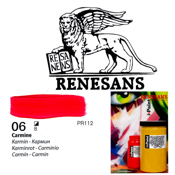 Acrylic Color 500ML I-PAINT RENESANS - 06 CARMINE