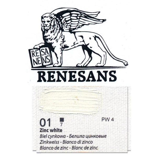 Oil Color 200ML BLUR RENESANS - 01 ZINC WHITE