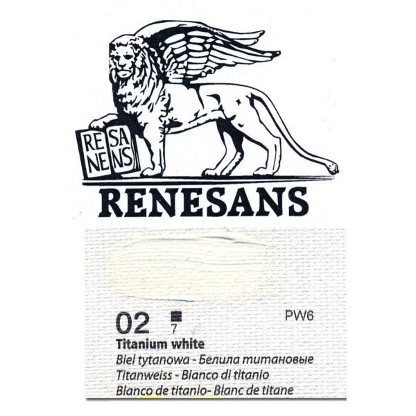 Oil Color 200ML BLUR RENESANS - 02 TITANIUM WHITE