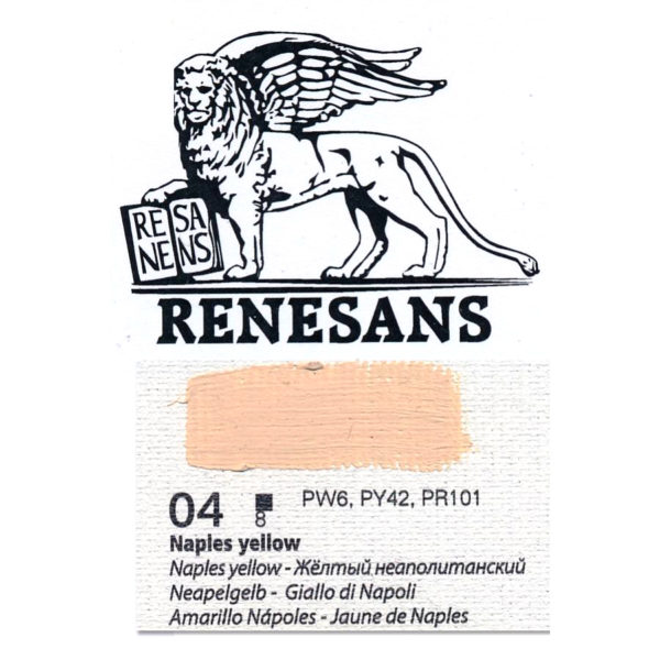 Oil Color 200ML BLUR RENESANS - 04 NAPLES YELLOW
