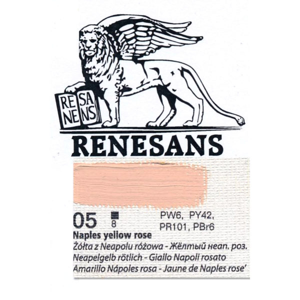 Oil Color 200ML BLUR RENESANS - 05 NAPLES YELLOW ROSE
