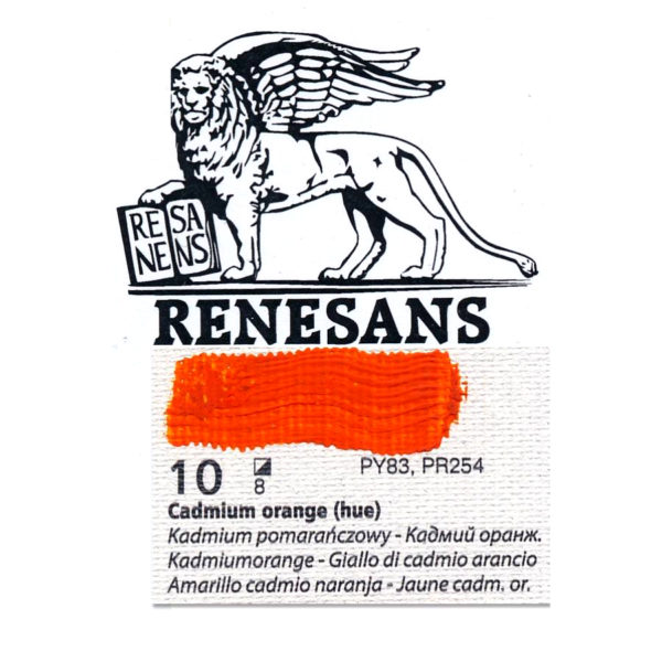 Oil Color 200ML BLUR RENESANS - 10 CADMIUM ORANGE (HUE)