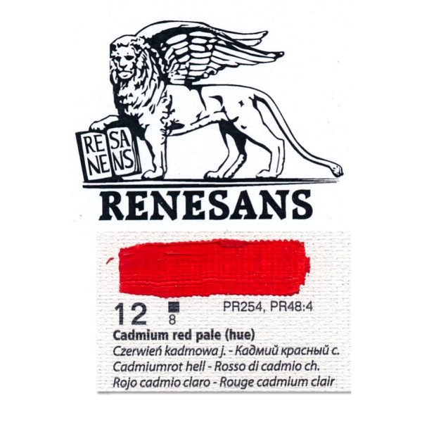 Oil Color 200ML BLUR RENESANS - 12 CADMIUM RED PALE (HUE)