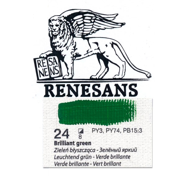 Oil Color 200ML BLUR RENESANS - 24 BRILLANT GREEN