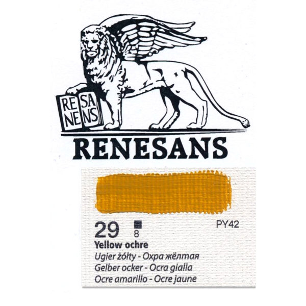 Oil Color 200ML BLUR RENESANS - 29 YELLOW OCHRE