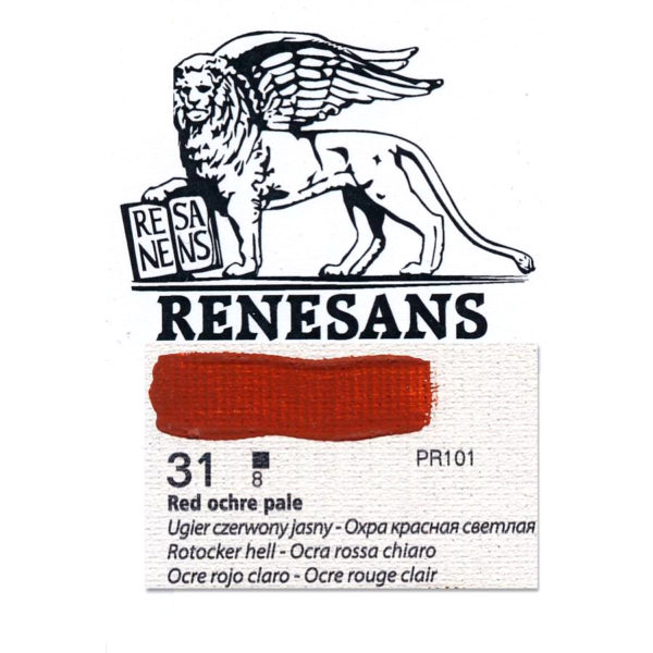 Oil Color 200ML BLUR RENESANS - 31 RED OCHRE PALE