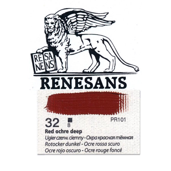 Oil Color 200ML BLUR RENESANS - 32 RED OCHRE DEEP