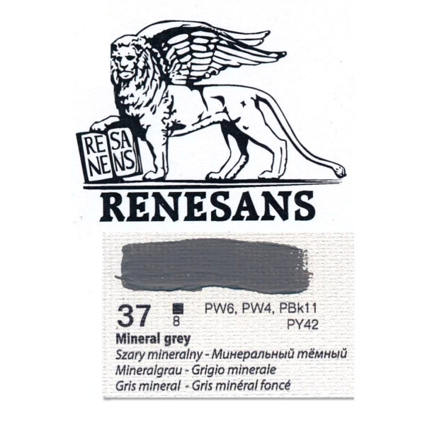 Oil Color 200ML BLUR RENESANS - 37 MINERAL GREY